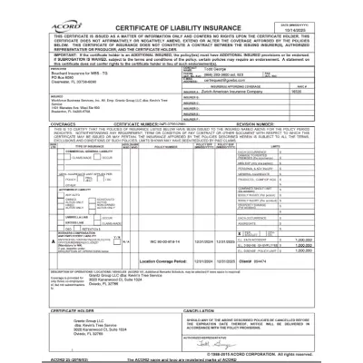 Kevin’s Tree Service — Workers’ Compensation certificate (PDF)